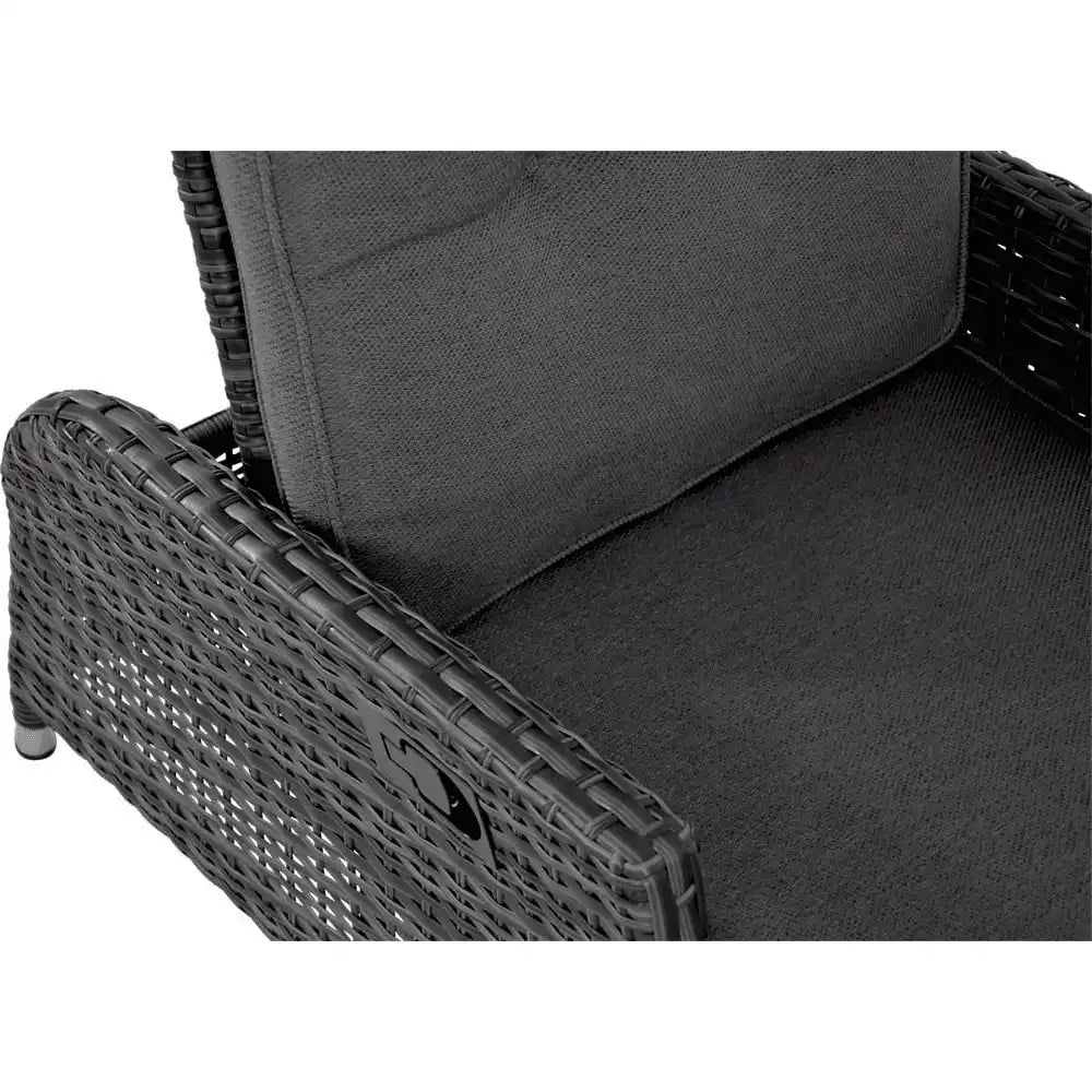 Designer Gartenliege Liege Soho Forte verstellbar Liege Sonnenliege Holzoptik - HomeDesign Knaus