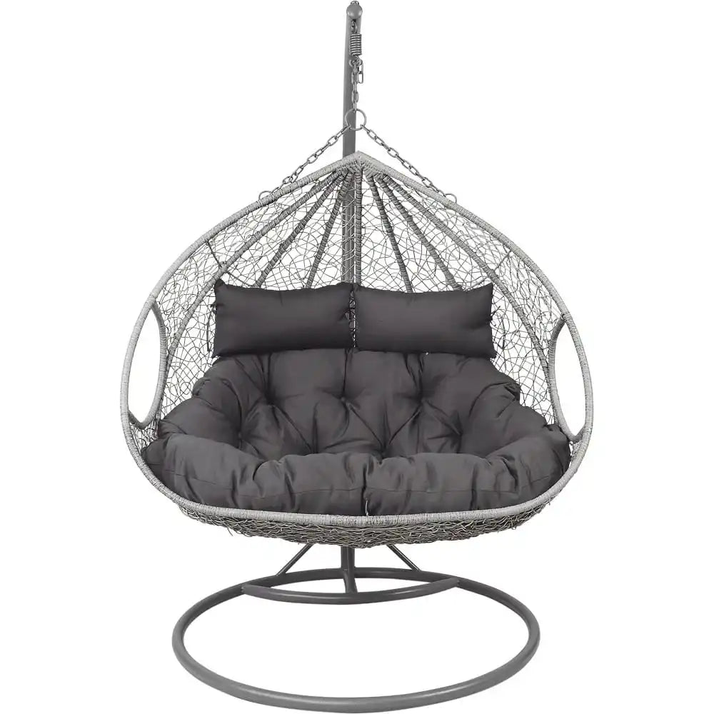 Designer Hängesessel Relaxsessel Close Grizzly pulverbeschichtete Stahlgestell - HomeDesign Knaus