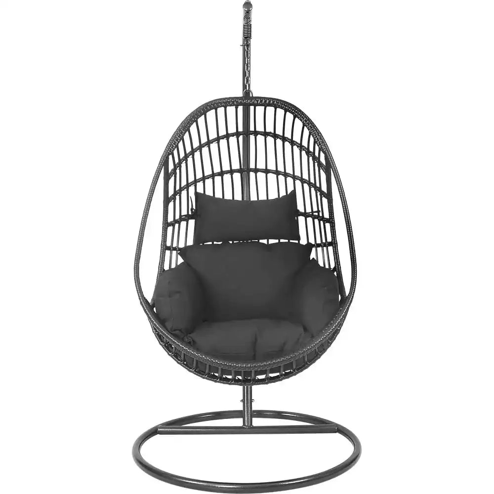 Designer Hängesessel Relaxsessel Sturdy pulverbeschichtete Stahlgestell - HomeDesign Knaus