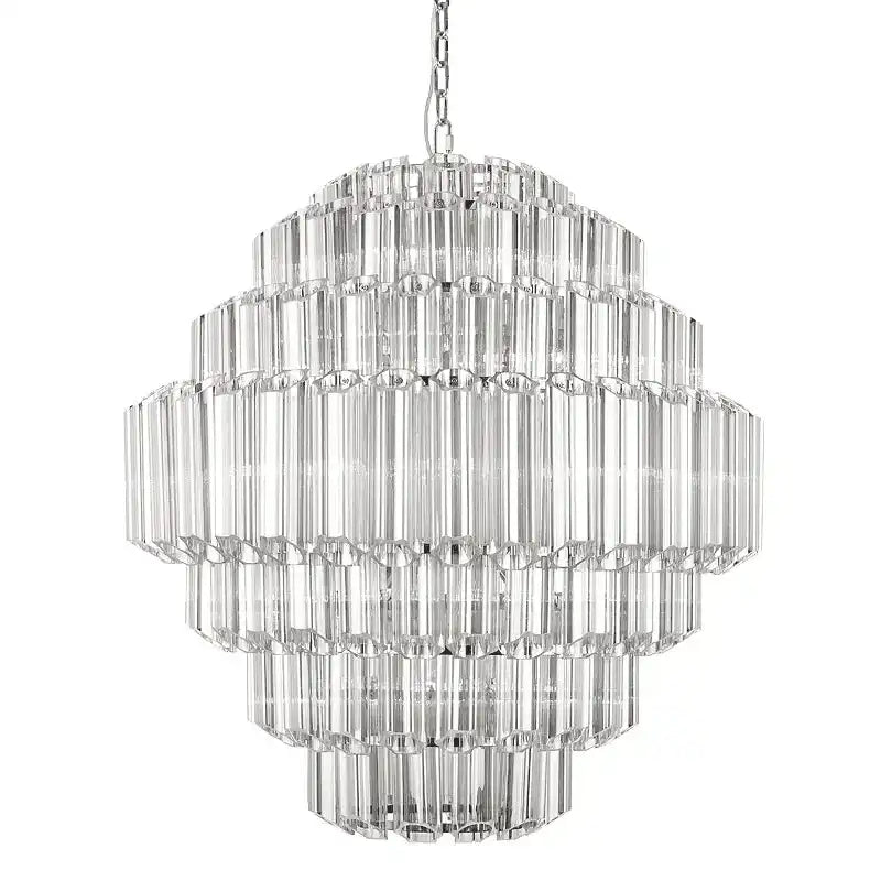 Designer Kronleuchter Hängeleuchte Casteli Klarglas Handarbeit - HomeDesign Knaus