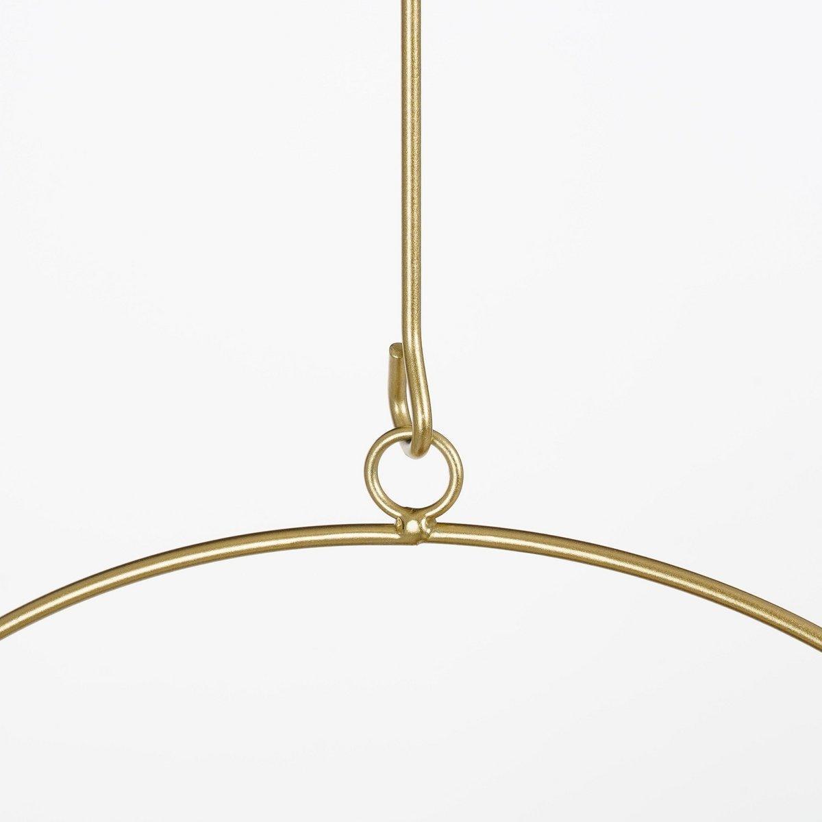 Dexter Blumentopf zum Aufhängen – L34 x B14 x H65 cm – Gold - HomeDesign Knaus