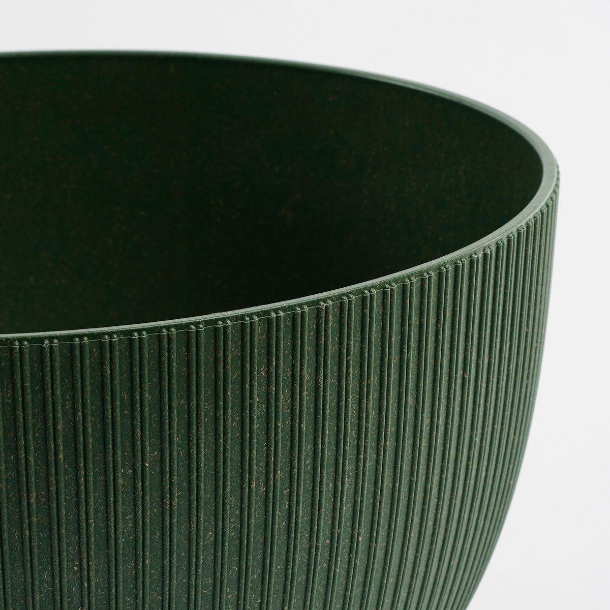 Doppio Blumentopf auf Beinen – H18,5 x Ø33 cm – Polypropylen – FSC Mix – Grün - HomeDesign Knaus