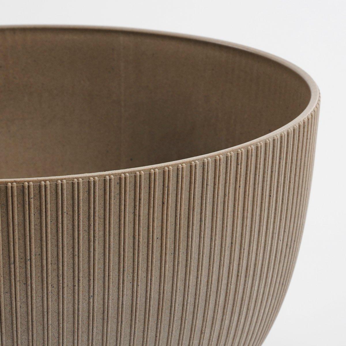Doppio Blumentopf auf Beinen – H18,5 x Ø33 cm – Polypropylen – FSC Mix – Taupe - HomeDesign Knaus