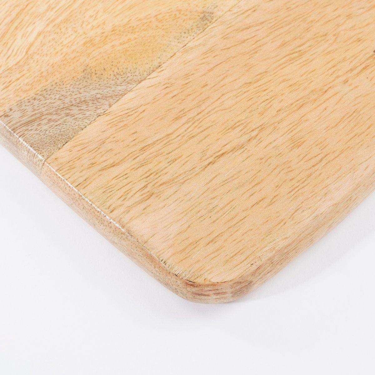 Duko-Servierbrett – L35 x B25 cm – 100 % FSC-Mangoholz – Braun - HomeDesign Knaus