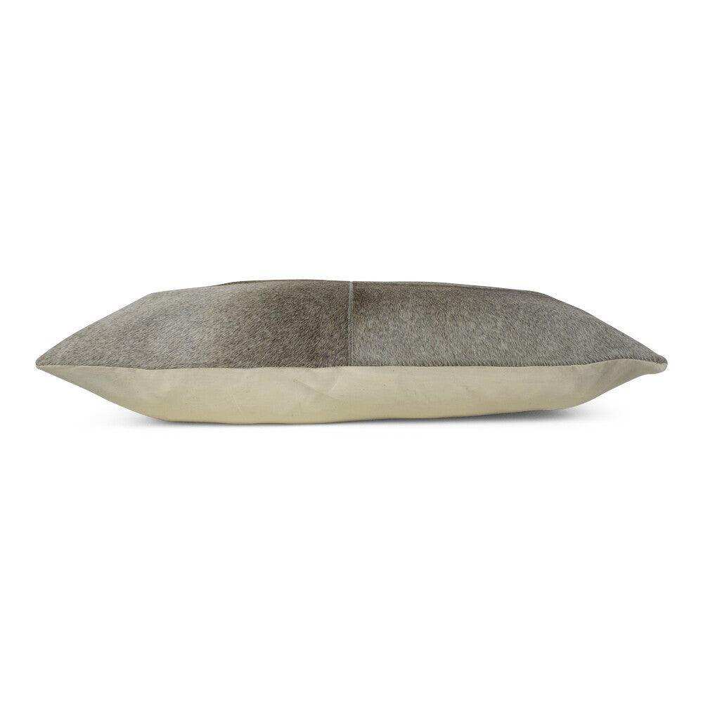 Echtes Fell Kissen Kuh grau 45x60cm - HomeDesign Knaus
