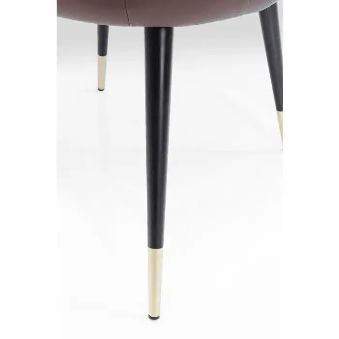 Esszimmerstuhl Stahl pulverbeschichtet Urban Desire Braun - HomeDesign Knaus