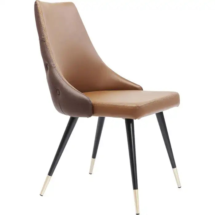 Esszimmerstuhl Stahl pulverbeschichtet Urban Desire Braun - HomeDesign Knaus