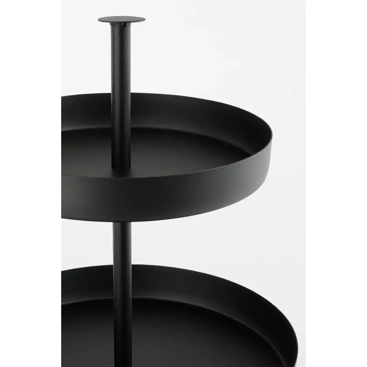 Etagere 3-lagig – H43,5 x Ø30 cm – Schwarz - HomeDesign Knaus