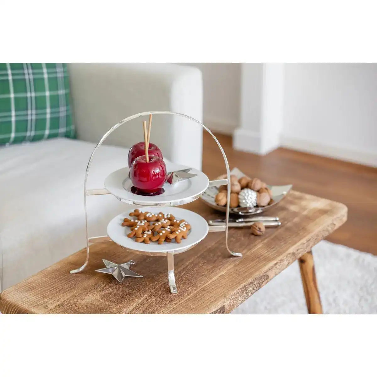 Etagere Sina für 2 Teller H 33 cm - HomeDesign Knaus