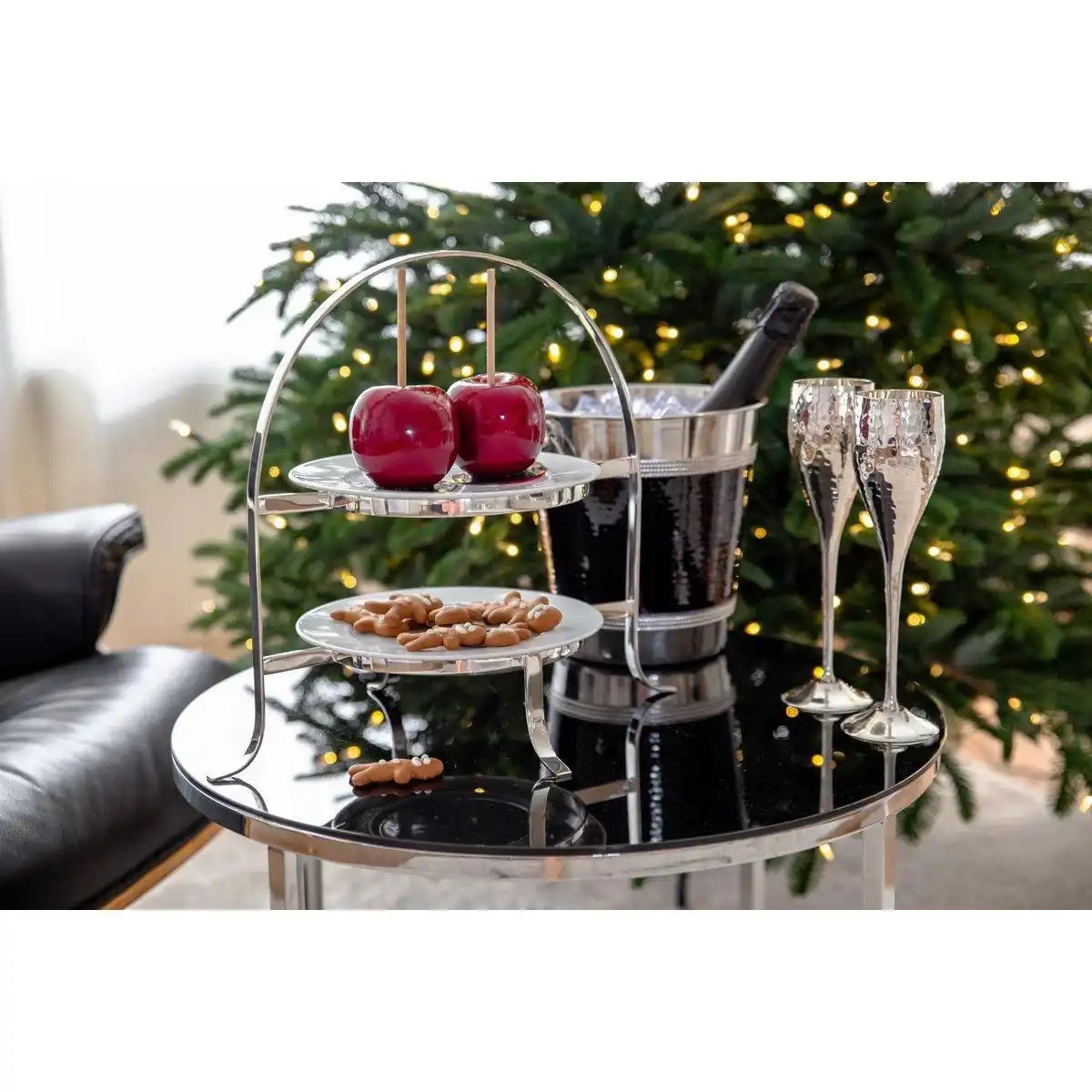 Etagere Sina für 2 Teller H 33 cm - HomeDesign Knaus