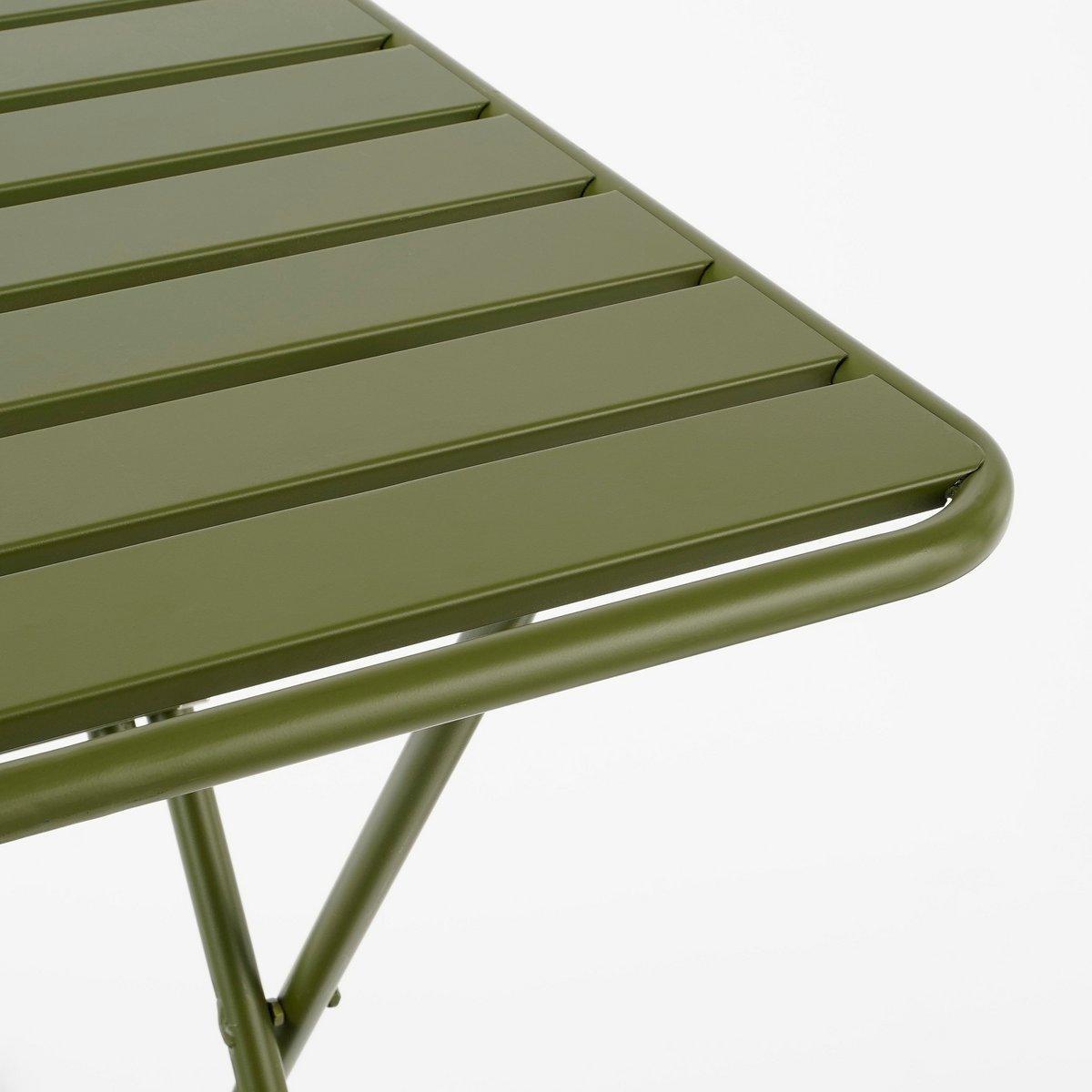 Evita Bistro-Set - 3er-Set - Metall - Dunkelgrün - HomeDesign Knaus