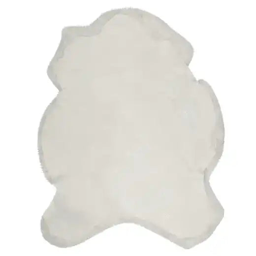 Fell Teppich Schaffell Island rasiert weiß 100-110cm - HomeDesign Knaus