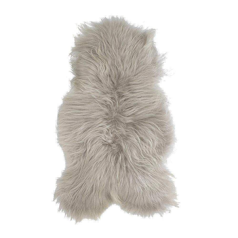 Fell Teppich Scharffell Island hellblond 100-110cm - HomeDesign Knaus