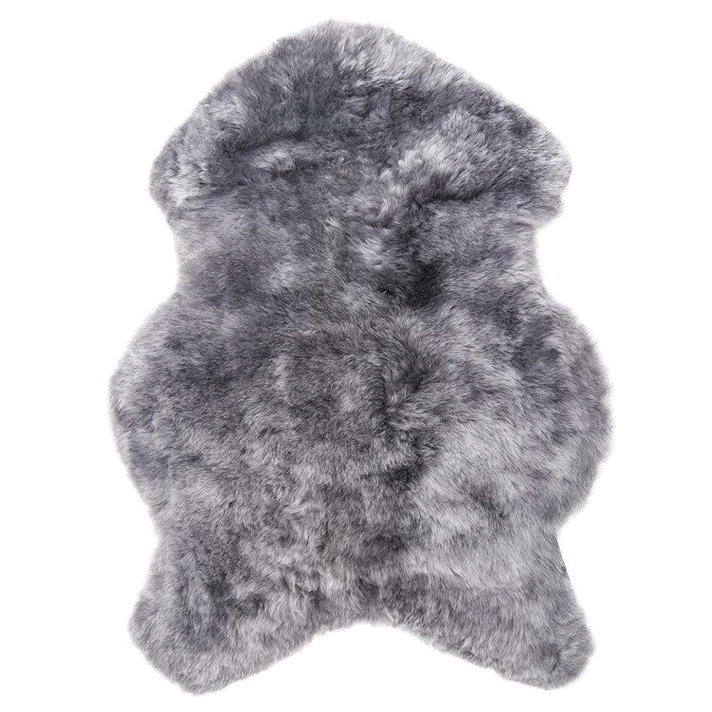 Fell Teppich Scharffell Island rasiert grau 100-110cm - HomeDesign Knaus