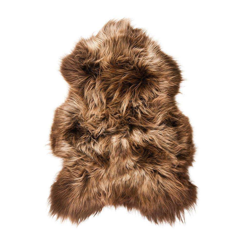 Fell Teppich Scharffell Island Rost 100-110cm - HomeDesign Knaus