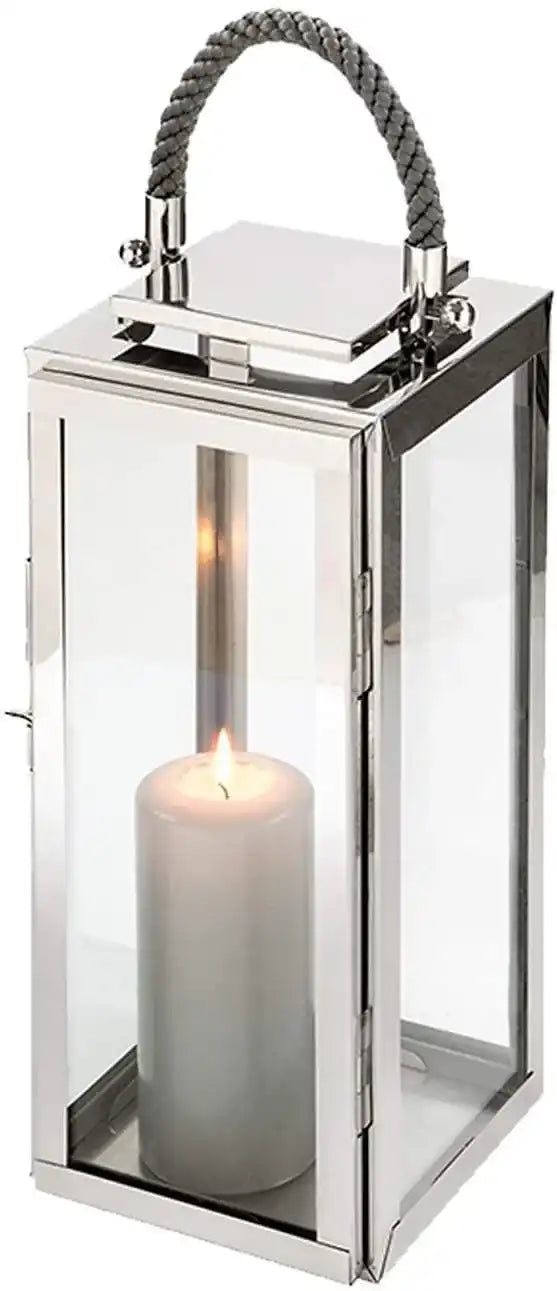 Fink Sevilla Laterne Windlicht Edelstahl Windlicht - HomeDesign Knaus
