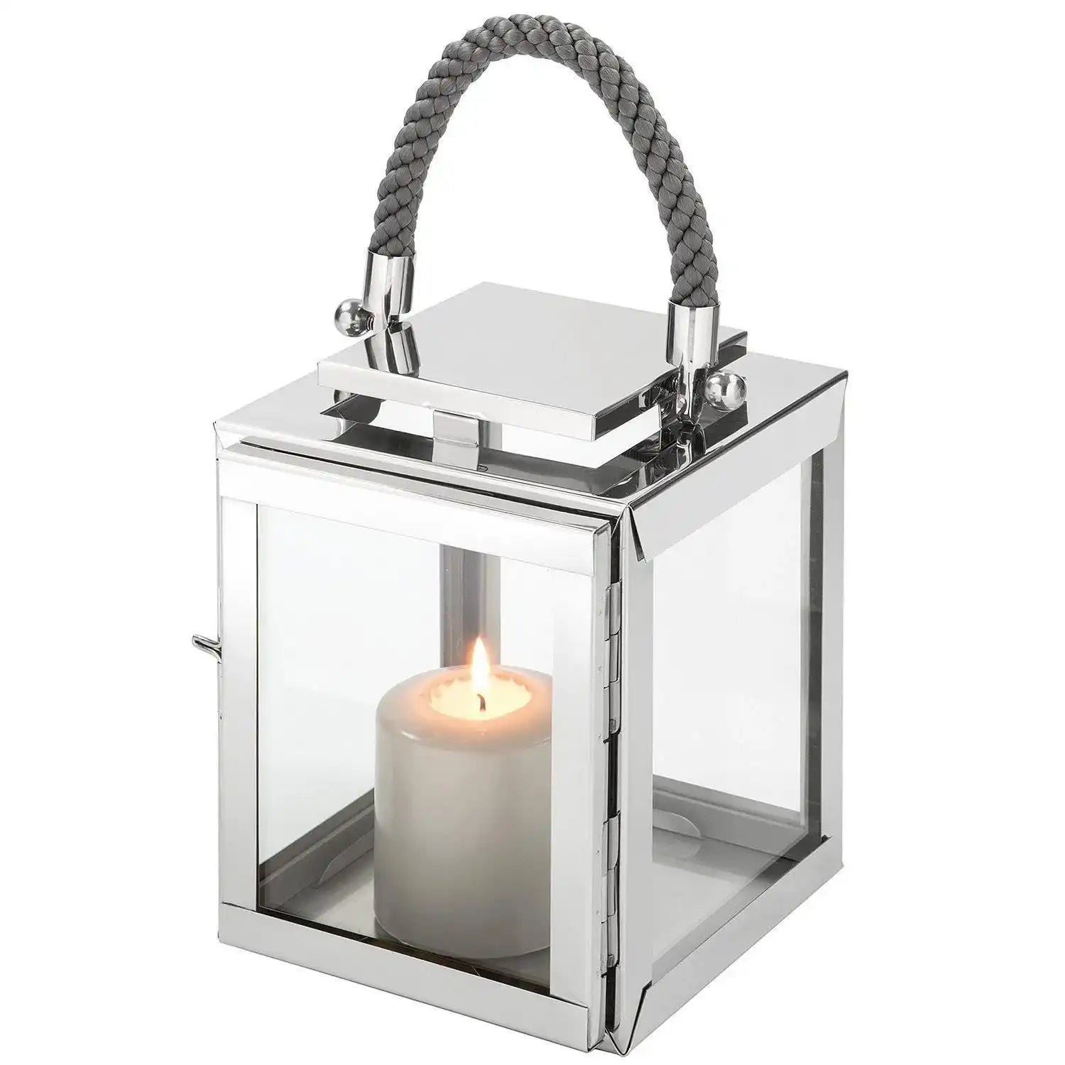 Fink Sevilla Laterne Windlicht Edelstahl Windlicht - HomeDesign Knaus