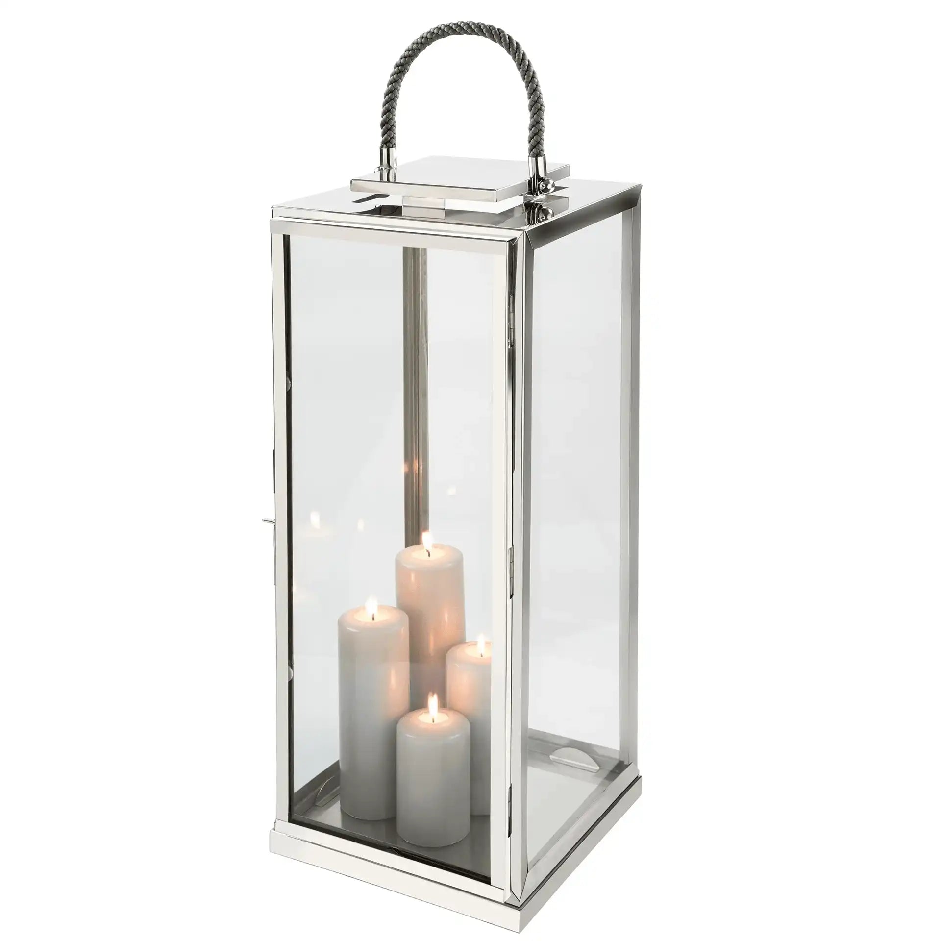 Fink Sevilla Laterne Windlicht Edelstahl Windlicht - HomeDesign Knaus