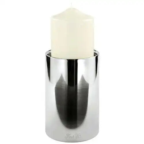 Fink SOBRIO Kerzen Stumpenhalter Chrom - HomeDesign Knaus