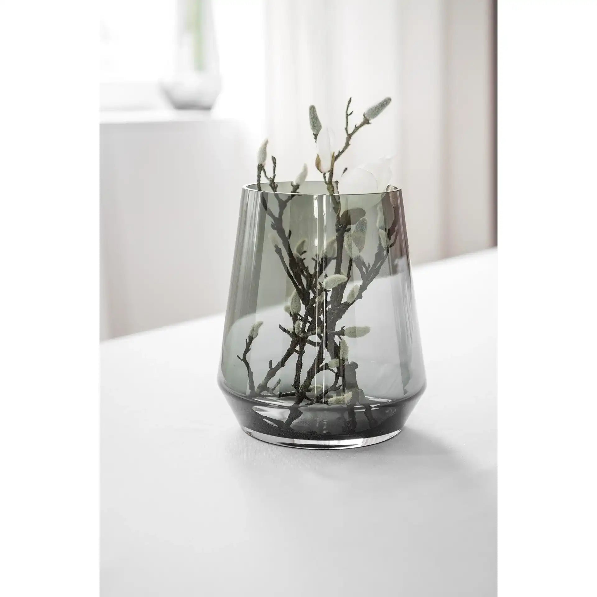 Fink Vase Blumenvase Bodenvase Grau 4 größen - HomeDesign Knaus