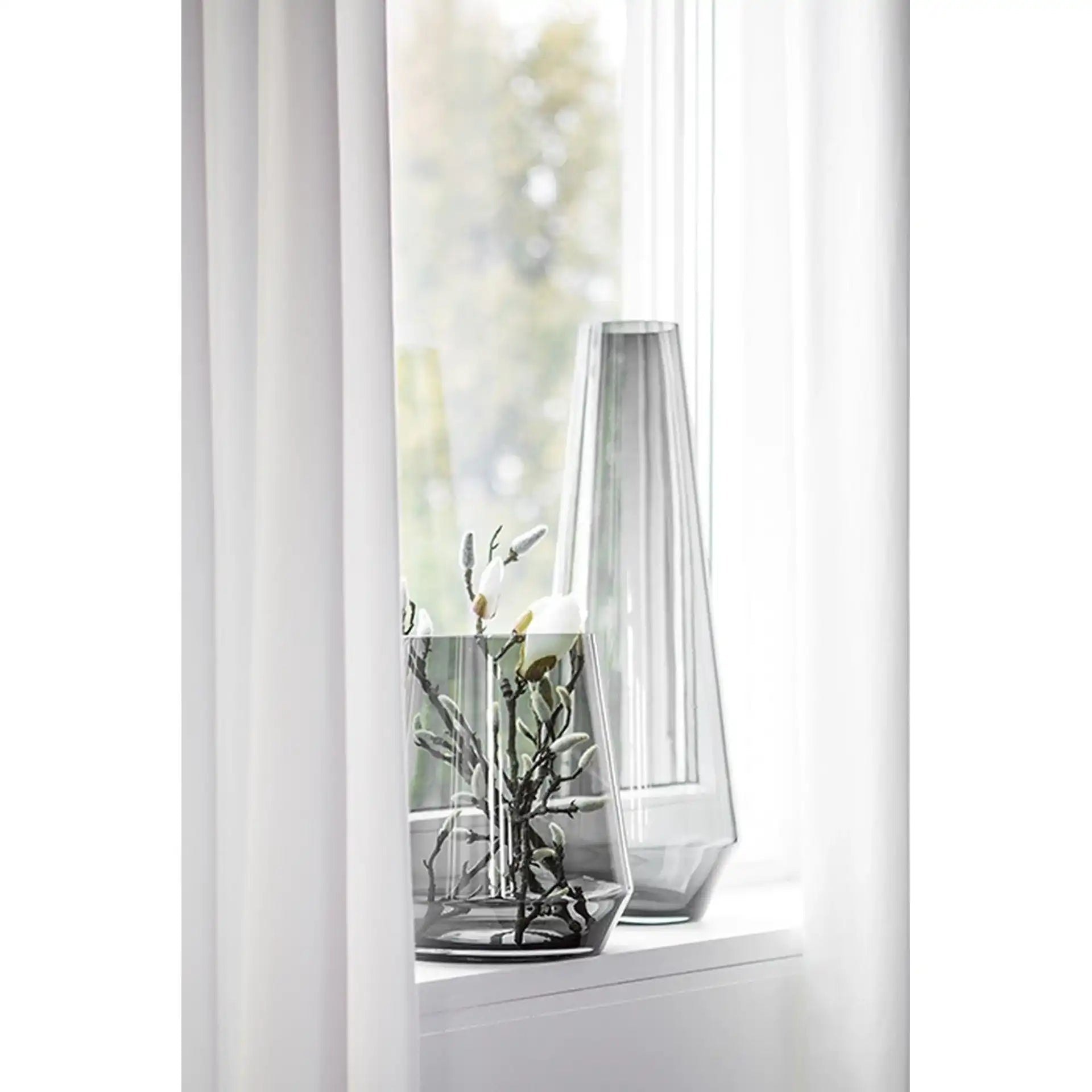 Fink Vase Blumenvase Bodenvase Grau 4 größen - HomeDesign Knaus
