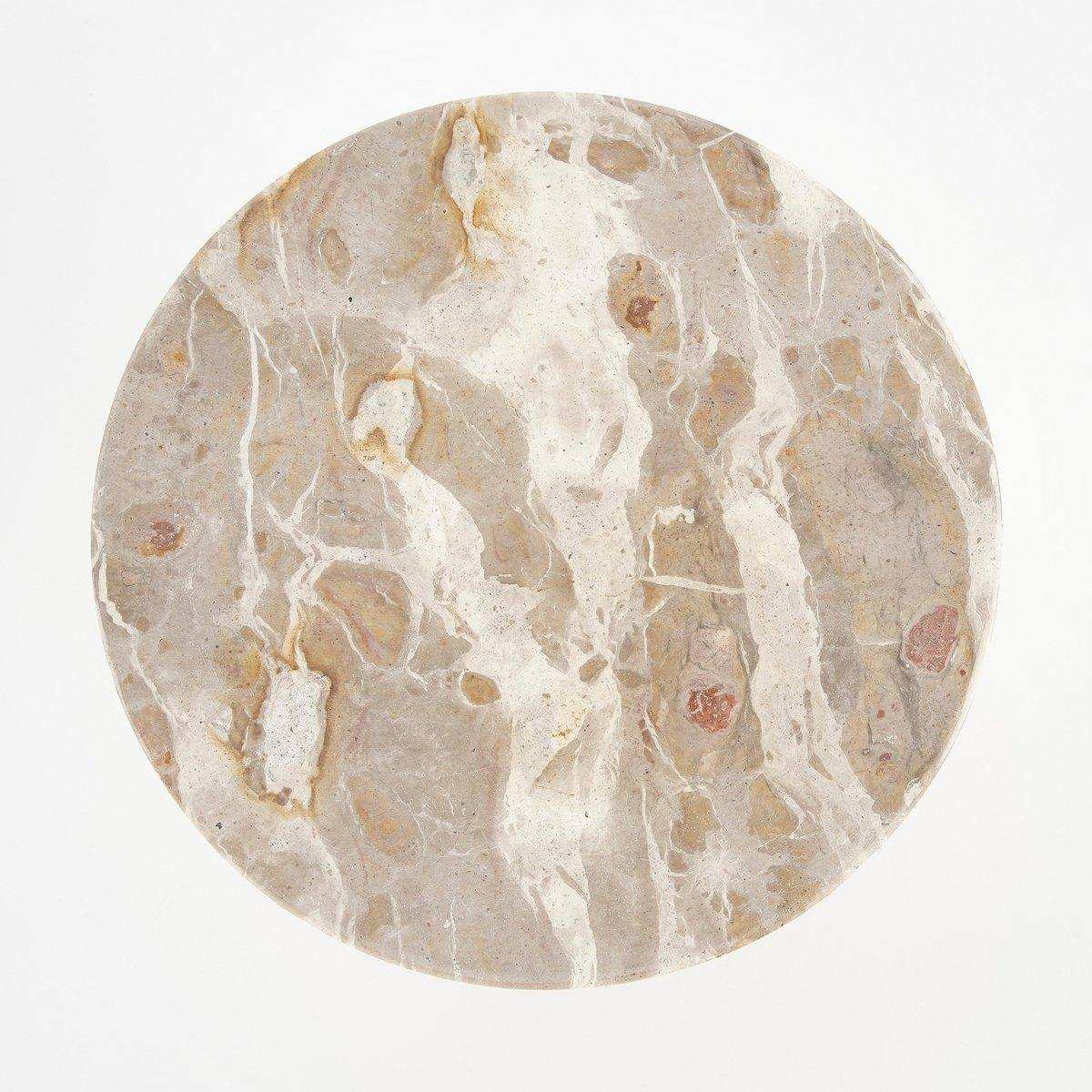 Finnos Kuchenteller – H11 x Ø25 cm – Marmor – Beige - HomeDesign Knaus