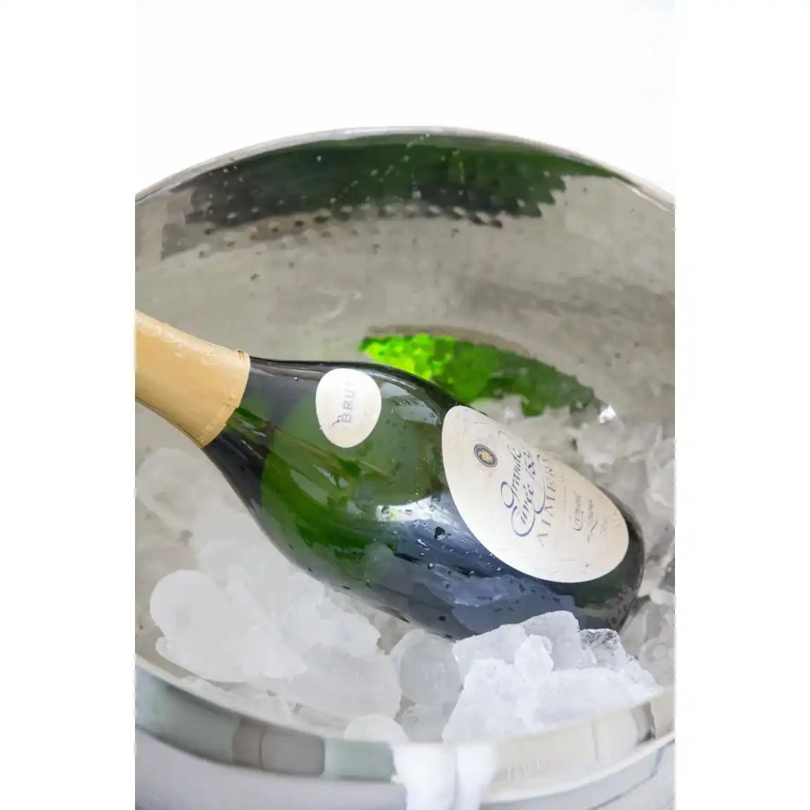 Flaschenkühler Schale Enea doppelwandig Edelstahl hochglanzpoliert 35 cm - HomeDesign Knaus