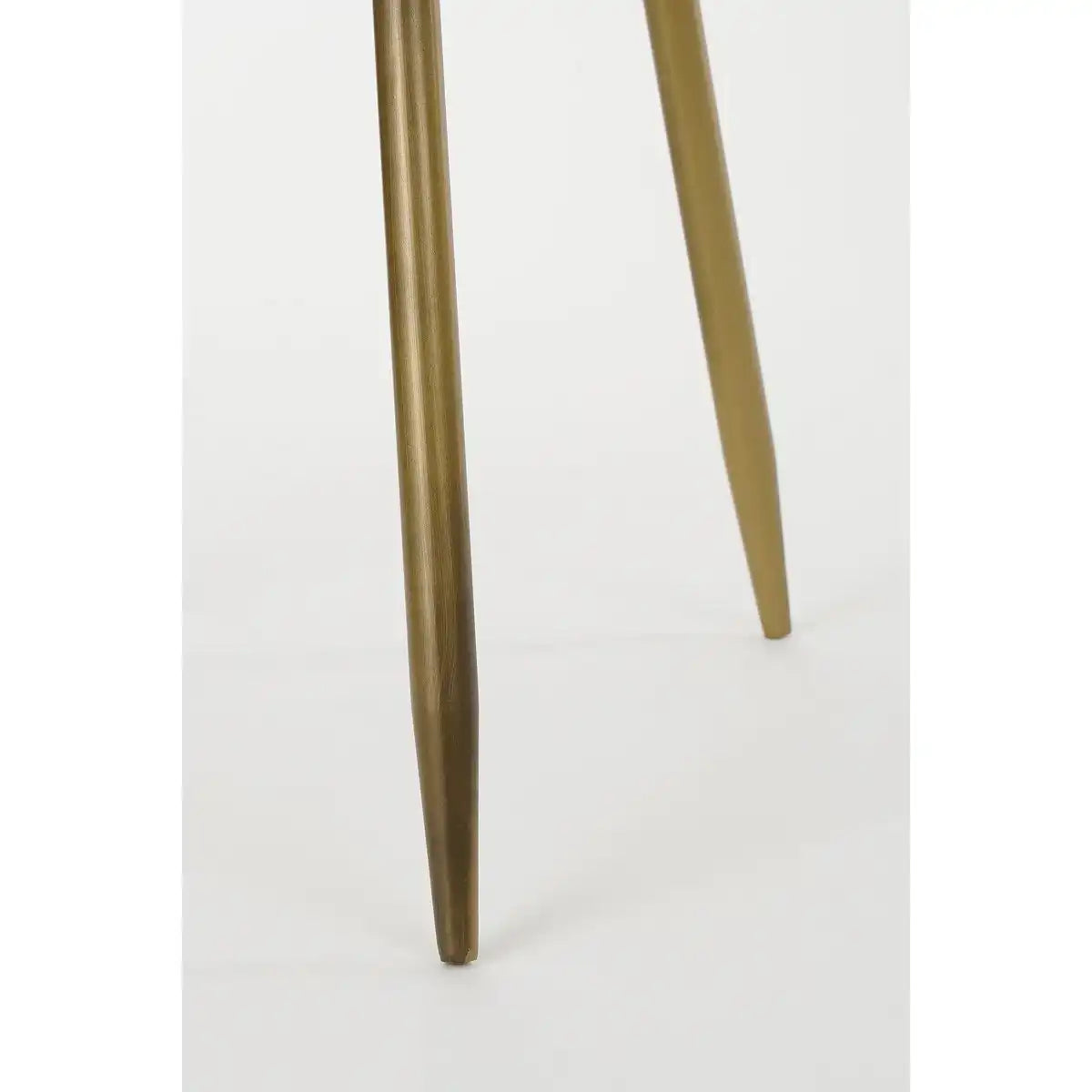 Flores Beistelltisch – H42x Ø40 cm – Metall – Bronze - HomeDesign Knaus