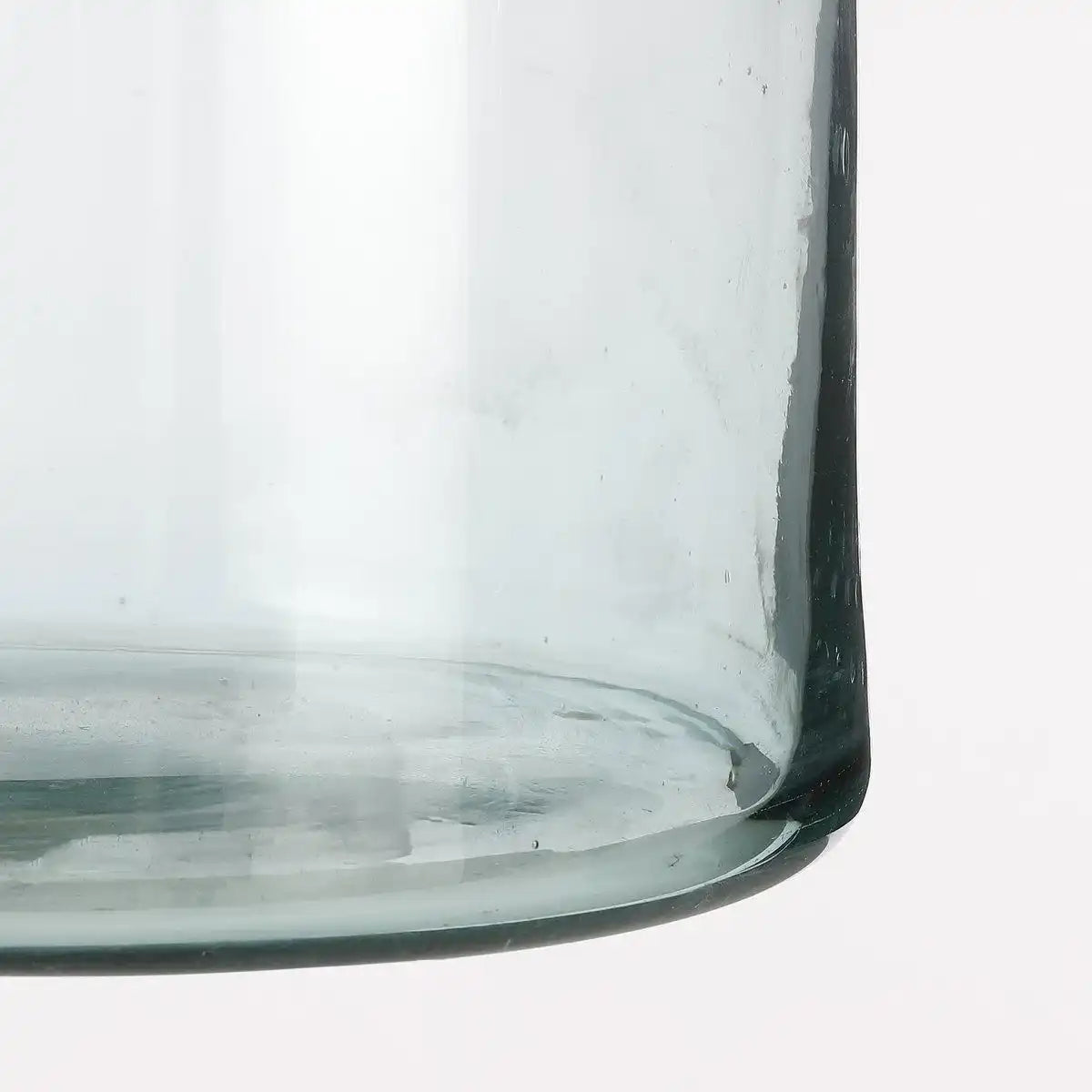 Florine Flaschenvase – H44 x Ø22 cm – Recyceltes Glas – Transparent - HomeDesign Knaus