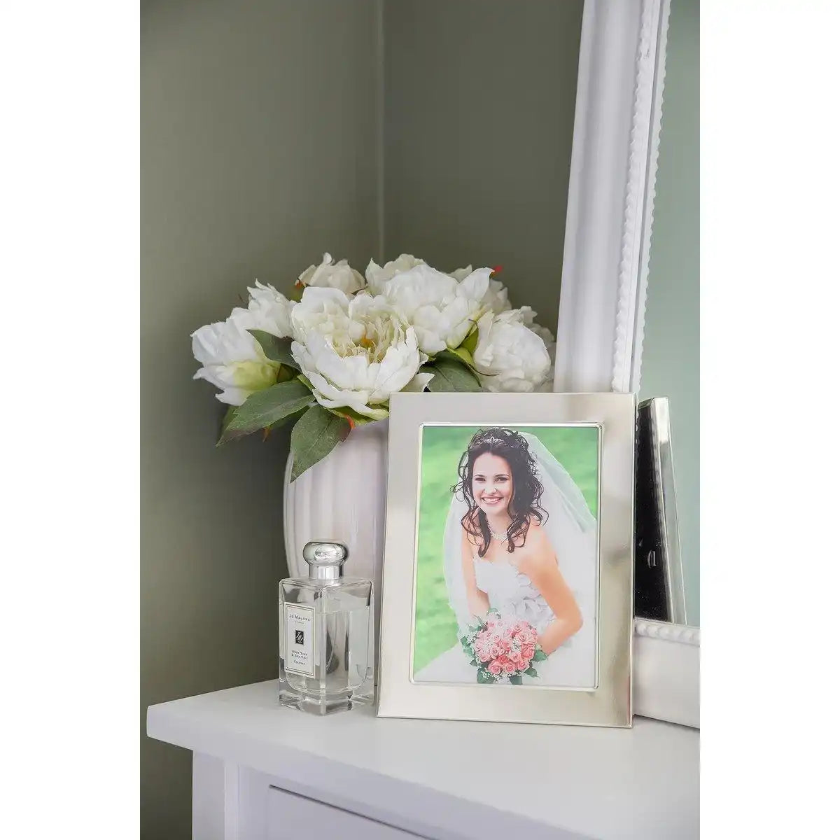 Fotorahmen Bilderrahmen Altamura 10 x 15 cm edel versilbert - HomeDesign Knaus