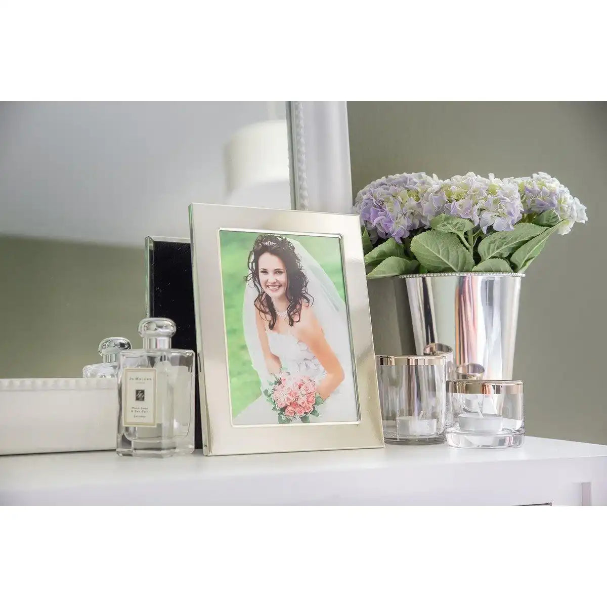 Fotorahmen Bilderrahmen Altamura 10 x 15 cm edel versilbert - HomeDesign Knaus