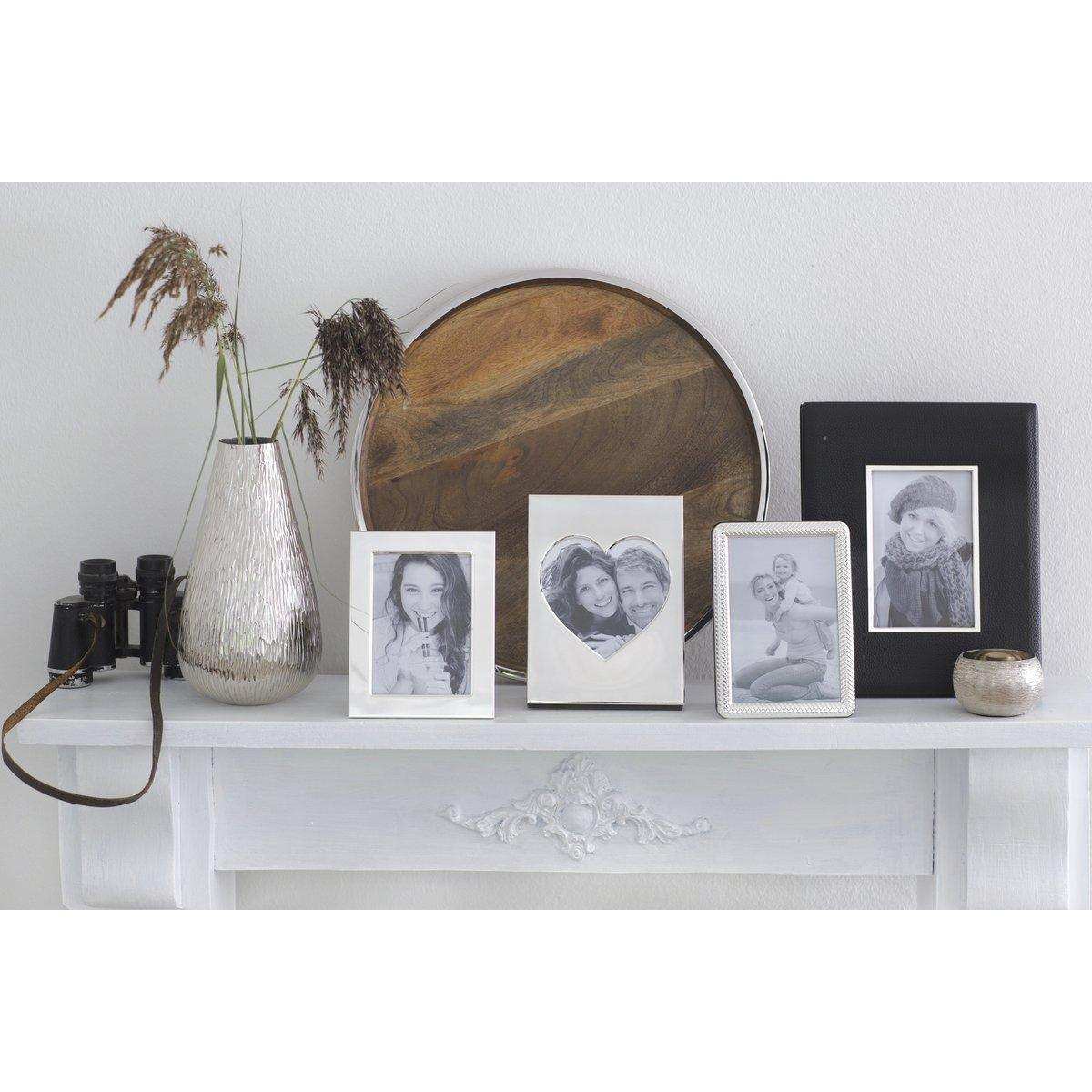 Fotorahmen Bilderrahmen Altamura 9x13 cm edel versilbert - HomeDesign Knaus