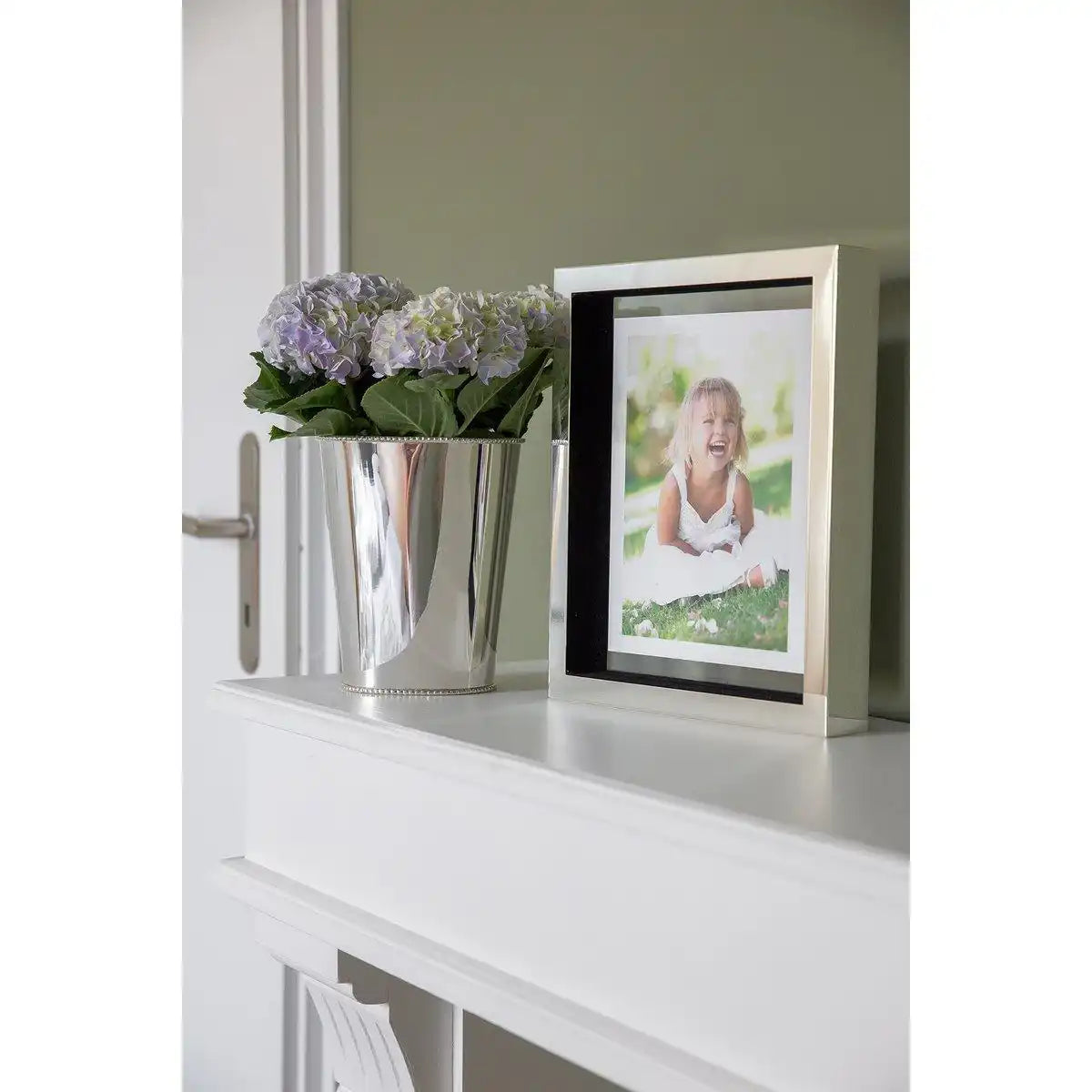 Fotorahmen Bilderrahmen Caserta 10 x 15 cm edel versilbert - HomeDesign Knaus