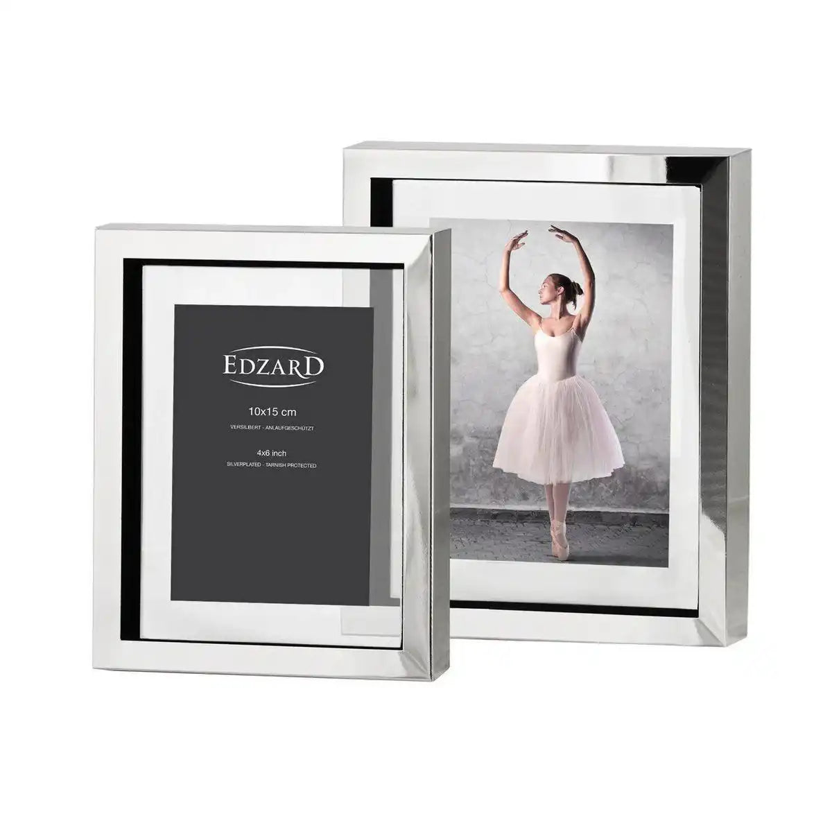 Fotorahmen Bilderrahmen Caserta 13 x 18 cm edel versilbert - HomeDesign Knaus