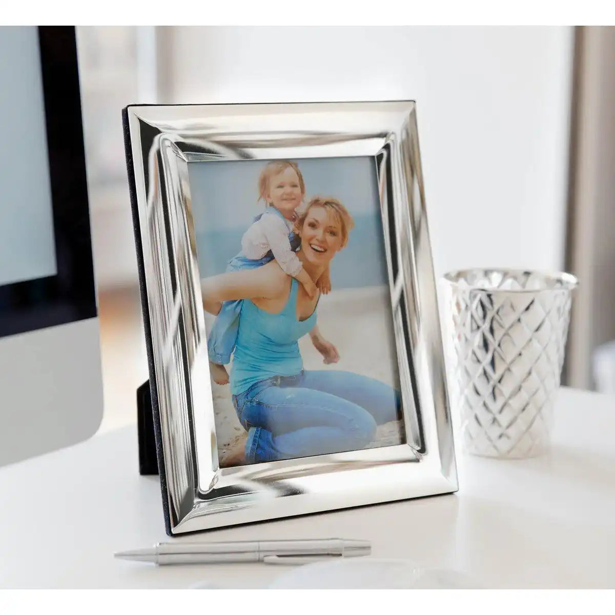 Fotorahmen Bilderrahmen Gela edel versilbert anlaufgeschützt - HomeDesign Knaus