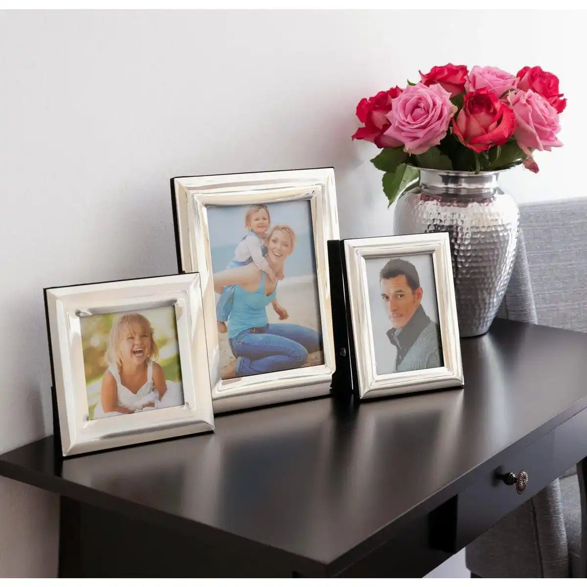 Fotorahmen Bilderrahmen Gela edel versilbert anlaufgeschützt - HomeDesign Knaus