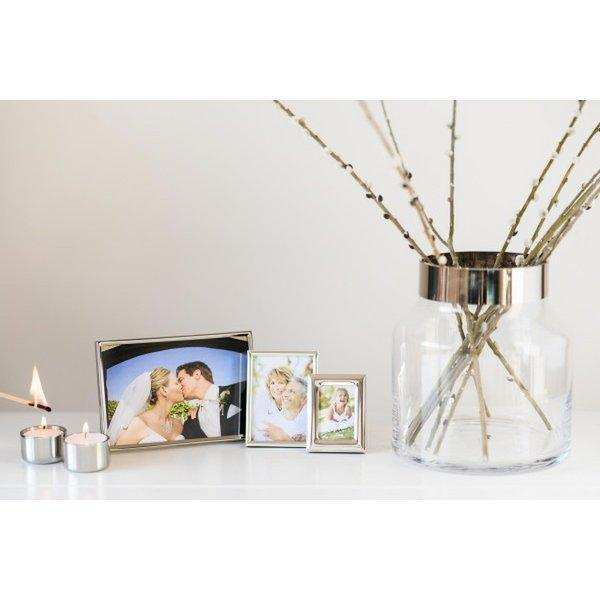 fotorahmen Bilderrahmen Genua 13 x 18 cm edel versilbert - HomeDesign Knaus