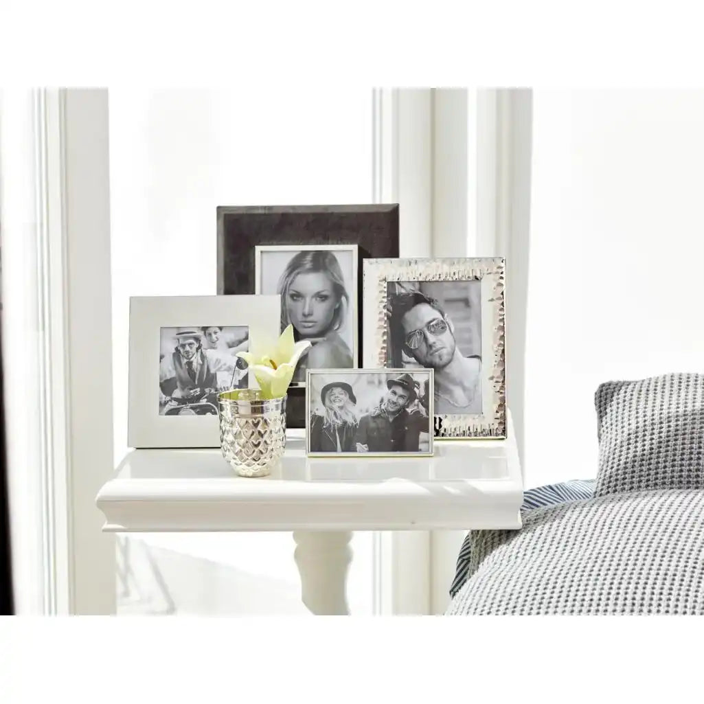 Fotorahmen Bilderrahmen Genua 15 x 20 cm edel versilbert - HomeDesign Knaus