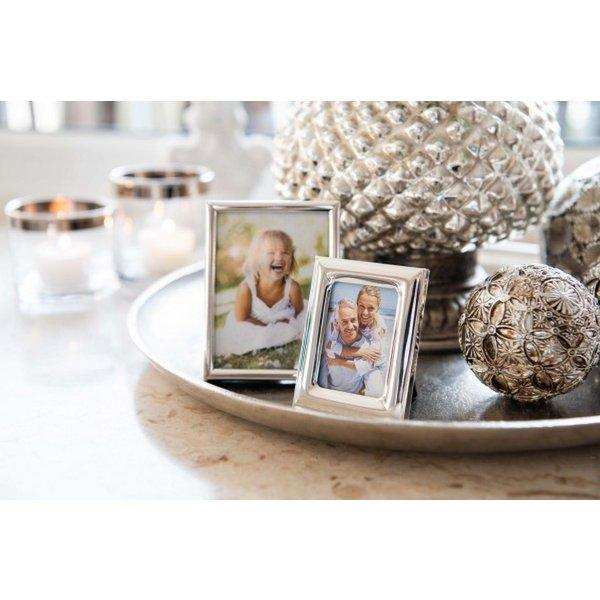 Fotorahmen Bilderrahmen Genua 6 x 9 cm edel versilbert - HomeDesign Knaus