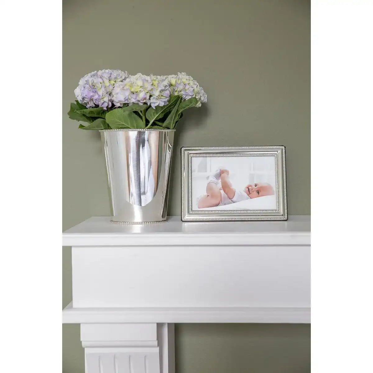 Fotorahmen Bilderrahmen Matera 10 x 15 cm edel versilbert - HomeDesign Knaus