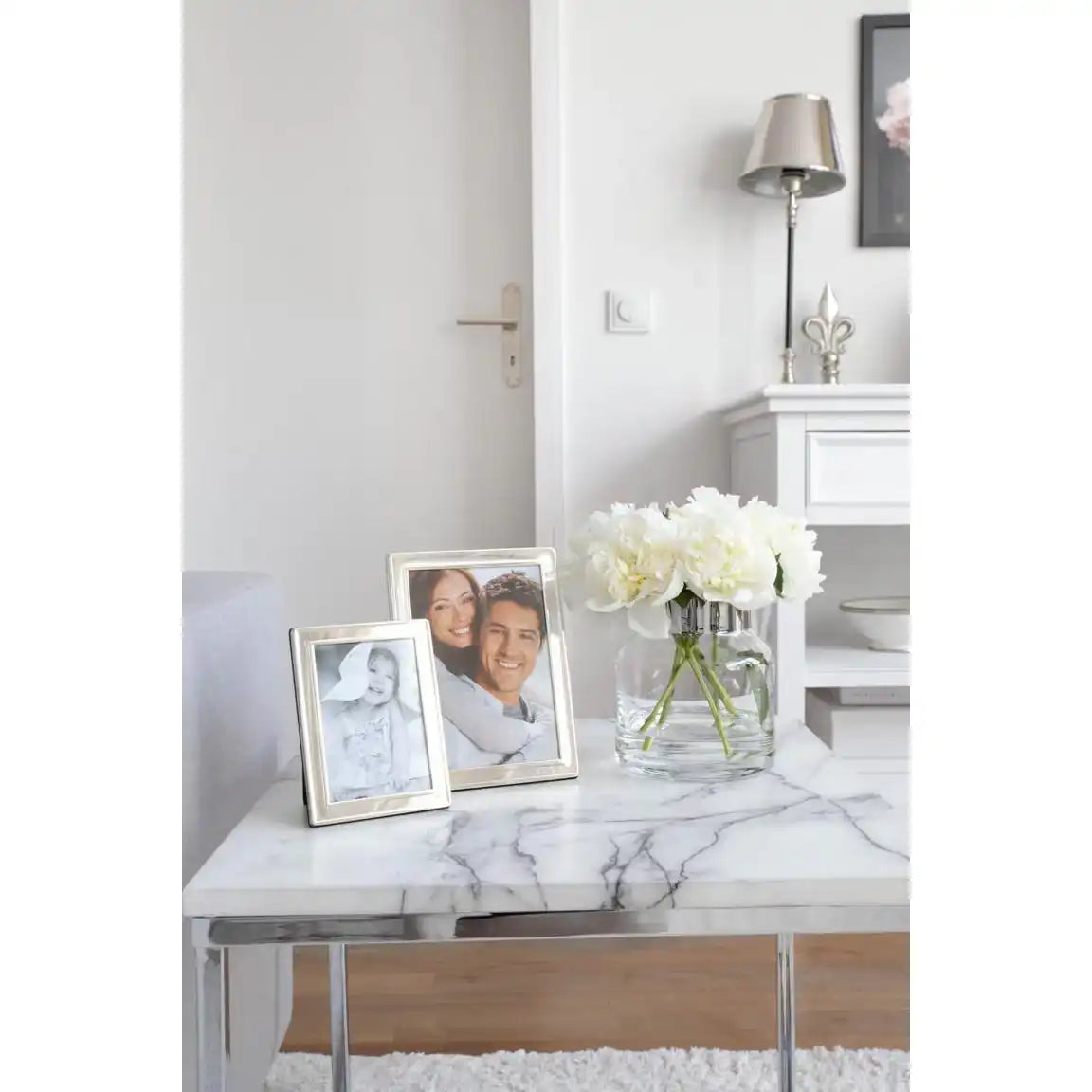 Fotorahmen Bilderrahmen Nardo 13 x 18 cm edel versilbert - HomeDesign Knaus