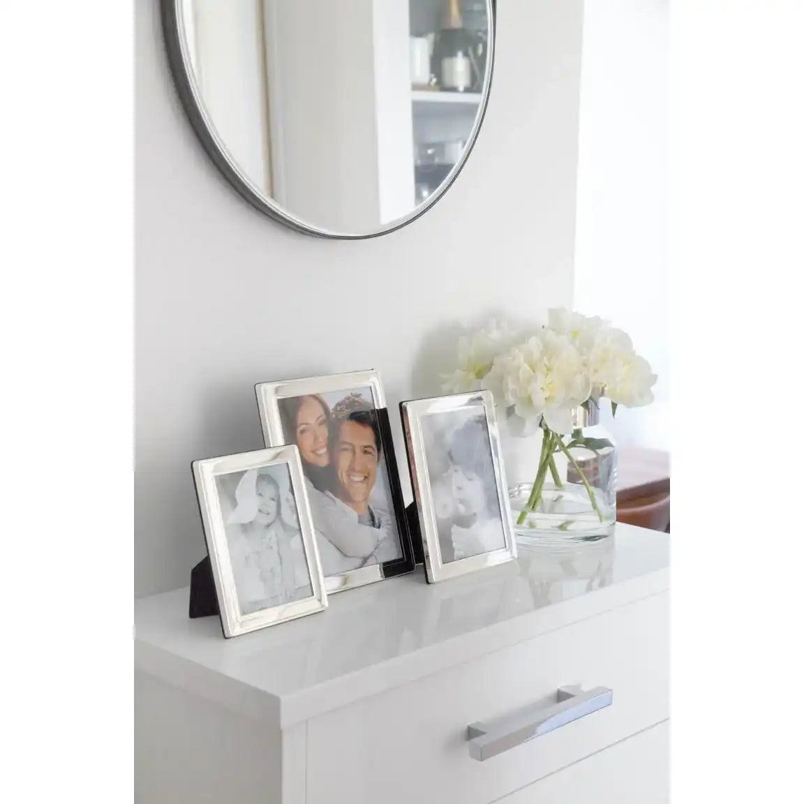 Fotorahmen Bilderrahmen Nardo 9 x 13 cm edel versilbert - HomeDesign Knaus