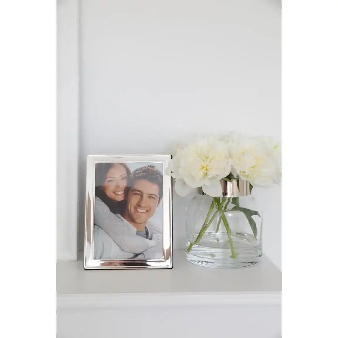 Fotorahmen Bilderrahmen Nardo 9 x 13 cm edel versilbert - HomeDesign Knaus