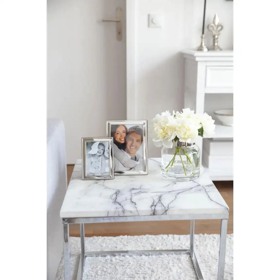 Fotorahmen Bilderrahmen Nardo 9 x 13 cm edel versilbert - HomeDesign Knaus