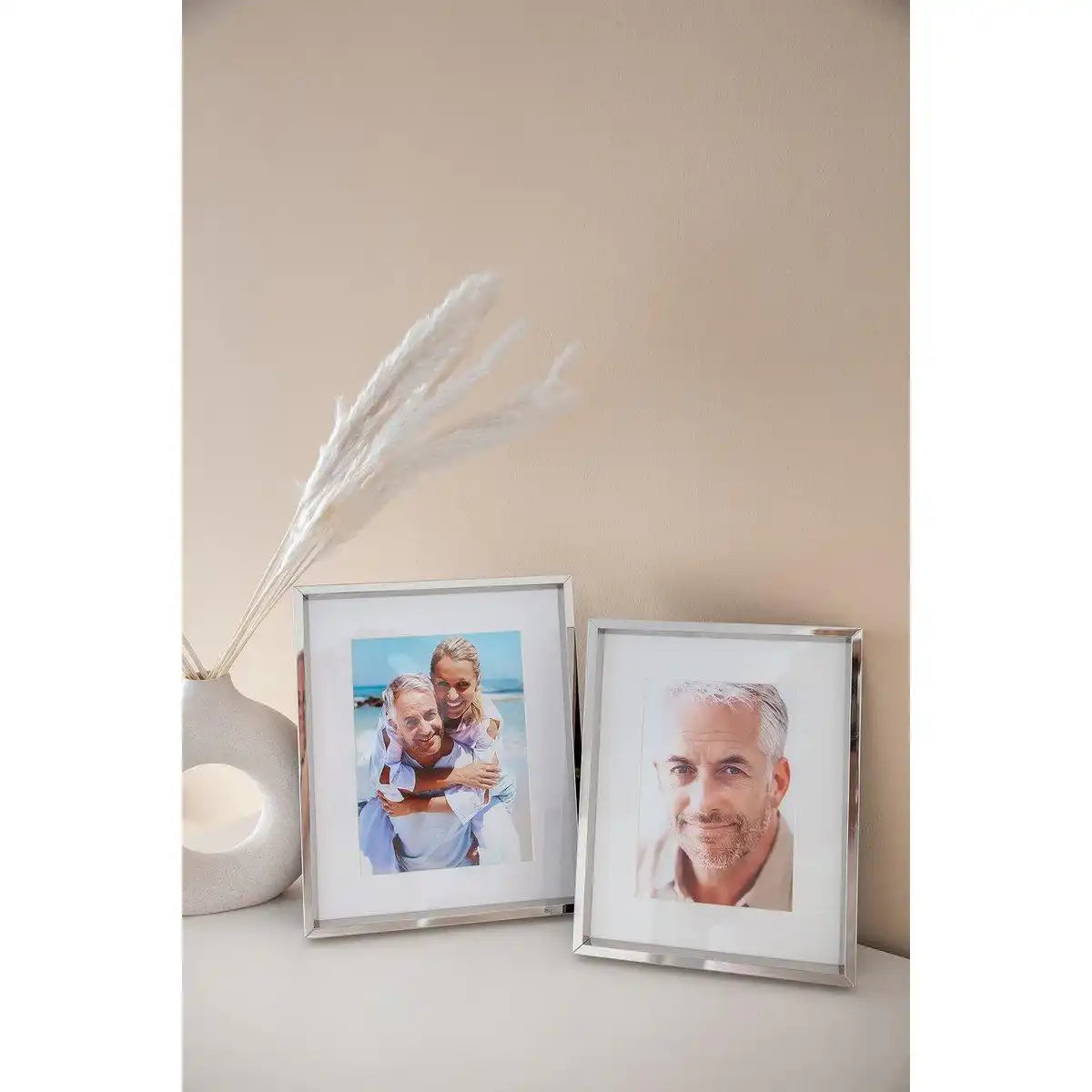 Fotorahmen Bilderrahmen Perugia für Foto 13 x 18 cm versilbert - HomeDesign Knaus