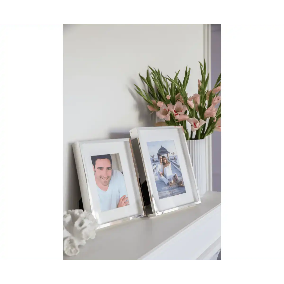 Fotorahmen Bilderrahmen Perugia für Foto 15 x 20 cm, versilbert - HomeDesign Knaus