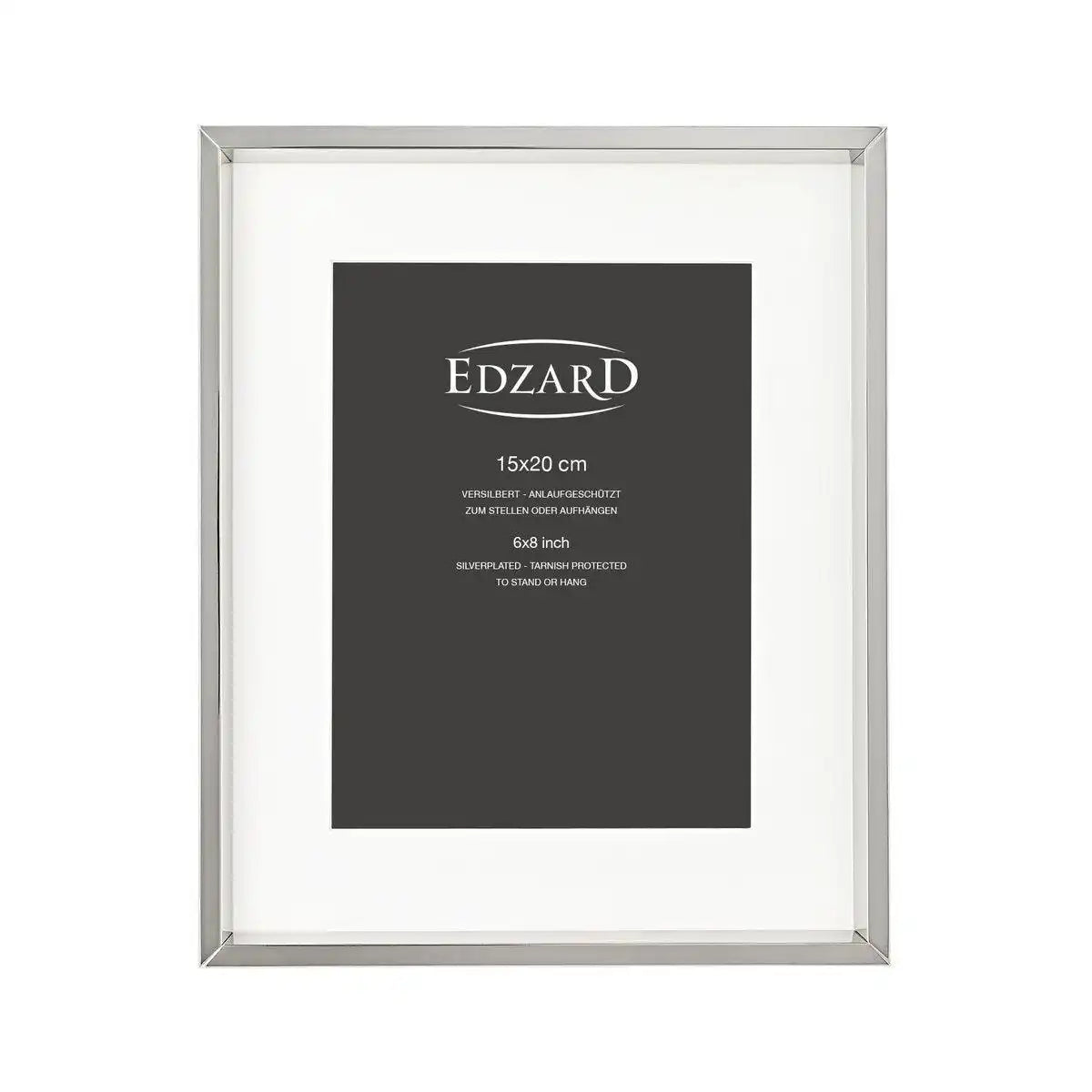 Fotorahmen Bilderrahmen Perugia für Foto 15 x 20 cm, versilbert - HomeDesign Knaus