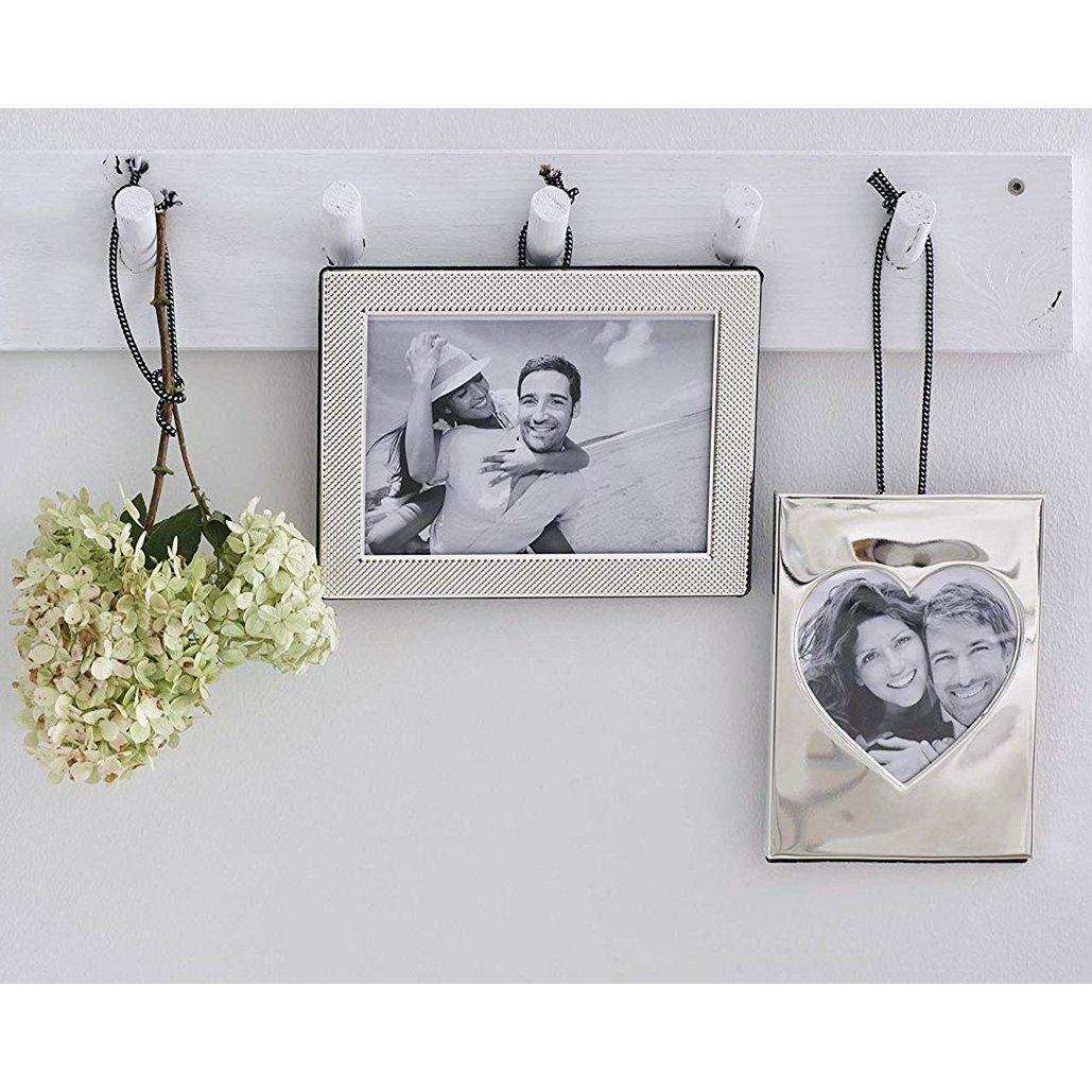 Fotorahmen Cagliari für Foto 10 x 15 cm, edel versilbert - HomeDesign Knaus