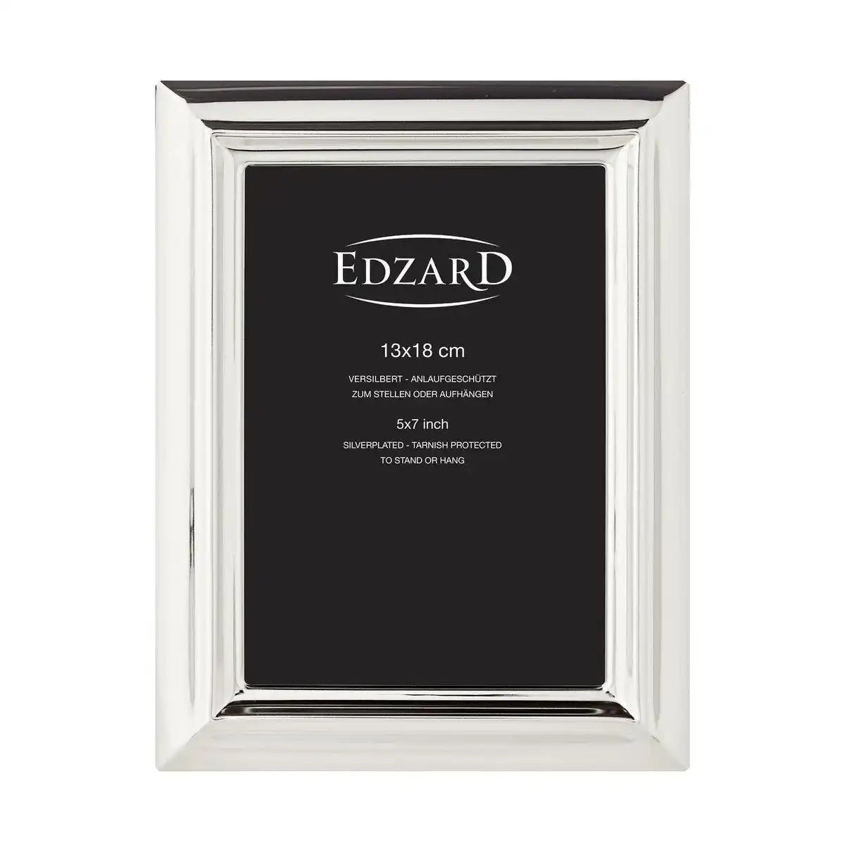 Fotorahmen Florenz 13 x 18 cm edel versilbert anlaufgeschützt - HomeDesign Knaus