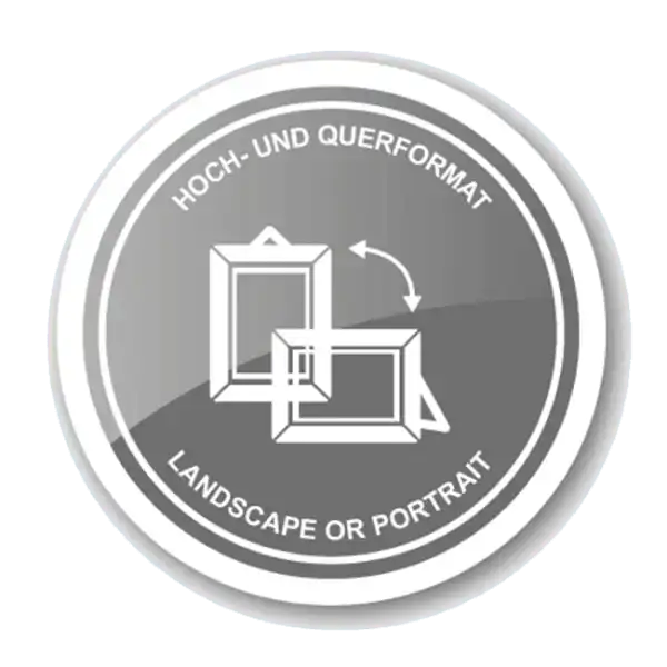 Fotorahmen Florenz für Foto edel versilbert anlaufgeschützt 10 x 45 - HomeDesign Knaus